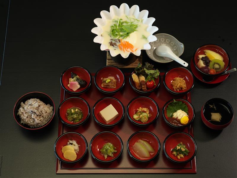 比叡山写経ツアー　薬師料理