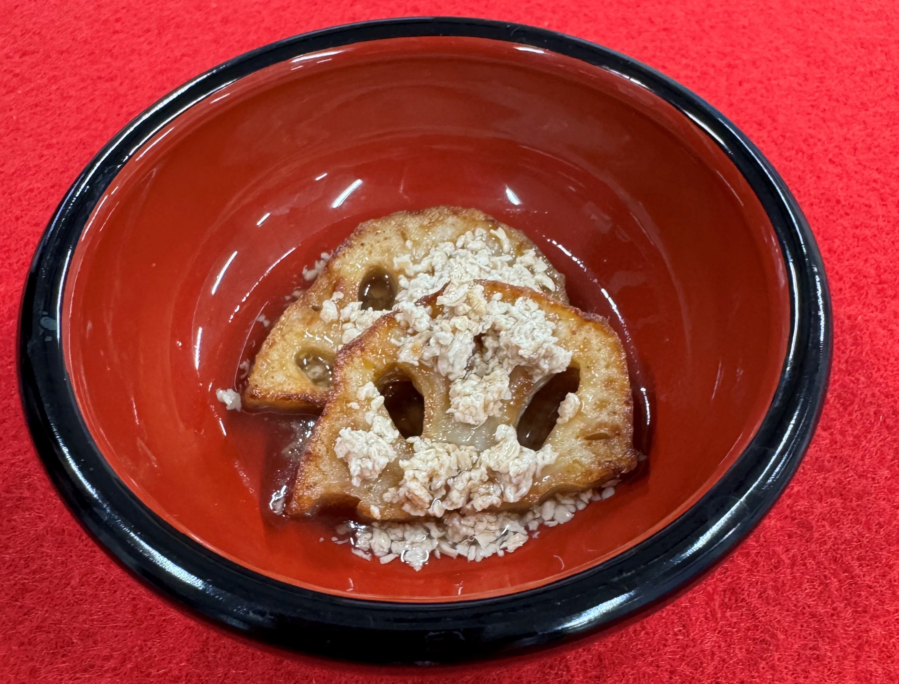 _蓮根マイコプロテイン餡かけ