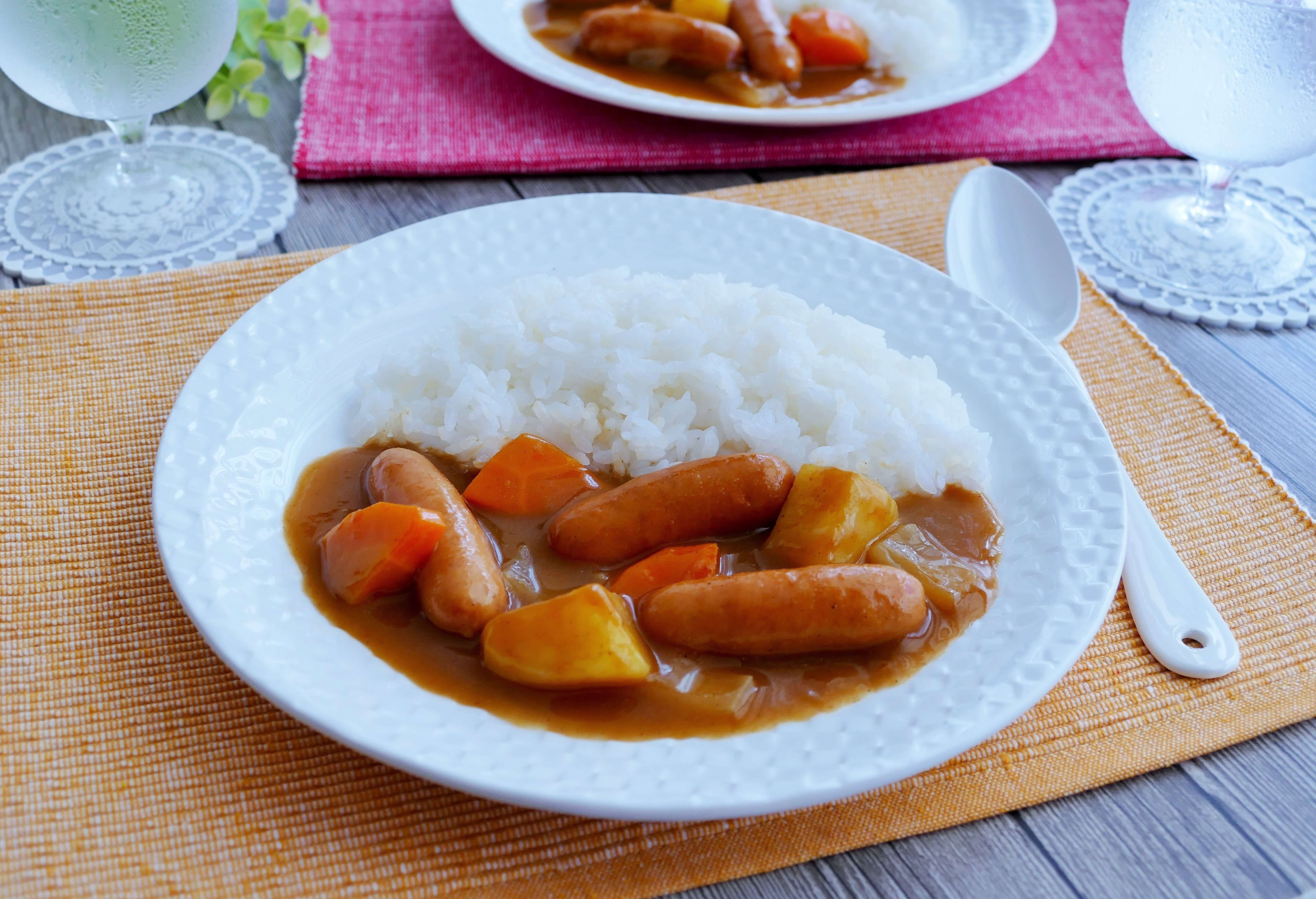 みんなでパクパク!ウインナーカレー