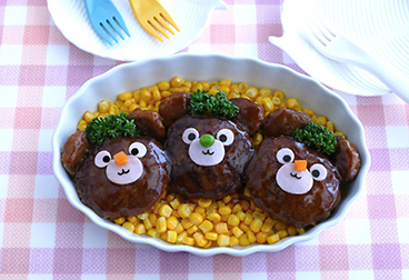 クマさんハンバーグ