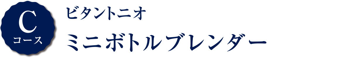 [Cコース]ビタントニオ　ミニボトルブレンダー